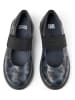 Camper Leder-Ballerinas in Schwarz/ Dunkelblau