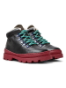 Camper Leren boots zwart/bordeaux