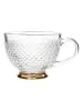 Homla Jumbotasse ''Barrel'' in Gold - 360 ml