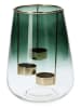 Homla Windlicht ''Galia'' in Grün - (H)20 x Ø 15 cm