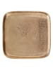 Homla Tablett ''Girona'' in Gold - (L)22 x (B)22 cm