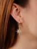 Luja Bijoux Vergulde creolen met edelstenen