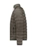 Geographical Norway Doorgestikte jas "Amigotal" kaki