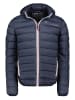 Geographical Norway Doorgestikte jas donkerblauw