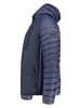 Geographical Norway Doorgestikte jas donkerblauw