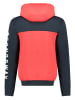 Geographical Norway Bluza w kolorze czerwono-granatowym