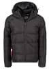 Geographical Norway Doorgestikte jas zwart