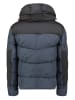 Geographical Norway Steppjacke in Dunkelblau/ Schwarz