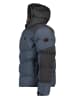 Geographical Norway Doorgestikte jas donkerblauw/zwart