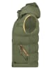 Geographical Norway Kamizelka pikowana w kolorze khaki