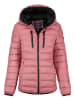 Geographical Norway Doorgestikte jas lichtroze