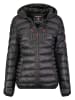 Geographical Norway Doorgestikte jas zwart