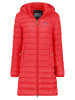 Geographical Norway Doorgestikte mantel "Atikolor" rood