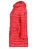 Geographical Norway Doorgestikte mantel "Atikolor" rood
