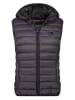 Geographical Norway Steppweste "Vatikolor" in Schwarz