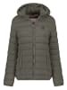 Geographical Norway Doorgestikte jas kaki