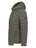 Geographical Norway Doorgestikte jas kaki