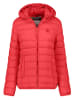 Geographical Norway Doorgestikte jas rood