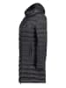 Geographical Norway Steppmantel in Schwarz