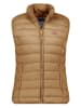 Geographical Norway Doorgestikte bodywarmer "Vatikolor" lichtbruin