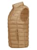 Geographical Norway Doorgestikte bodywarmer "Vatikolor" lichtbruin