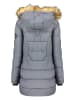Geographical Norway Doorgestikte mantel grijs