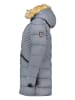 Geographical Norway Doorgestikte mantel grijs