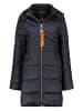 Geographical Norway Doorgestikte mantel donkerblauw