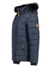 Geographical Norway Steppjacke in Dunkelblau/ Schwarz