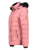 Geographical Norway Doorgestikte jas lichtroze/zwart