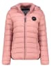 Geographical Norway Doorgestikte jas lichtroze