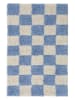 Jotex Badematte ''Mela'' in Hellblau/ Creme