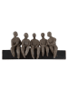 Jotex Wanddekoration ''Human Friendship'' in Grau - (B)40,6 x (H)18,5 x (T)9,3 cm