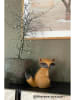 Jotex Dekofigur ''Foxess'' in Hellbraun - (B)10,8 x (H)16,4 x (T)17,8 cm
