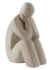 Jotex Figurka dekoracyjna "Think" w kolorze beżowym - 11 x 22,8 x 16,5 cm
