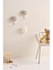 Jotex 2-delige set: wandhaken "Benevento" beige - (B)10,5 x (H)15,8 x (D)5,5 cm