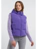 ELBSAND Doorgestikte bodywarmer "Tari" paars