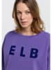 ELBSAND Sweatshirt "Alaia" in Lila