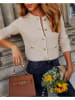 Milan Kiss Cardigan in Creme