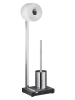 Blomus Toilettenbutler "Menoto" in Silber/ Schwarz - (H)65 cm