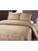 Lifa Living Mikrofaser-Bettwäsche-Set "Dallas" in Taupe