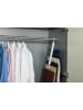 Lifa Living 2-delige set: Kleerhanger wit/zilver