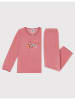 PETIT BATEAU Pyjama donkerroze