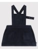 PETIT BATEAU Cord-Latzkleid in Dunkelblau