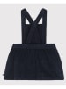 PETIT BATEAU Cord-Latzkleid in Dunkelblau