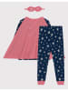 PETIT BATEAU 2-delige set: pyjama en oogmasker donkerblauw/rood
