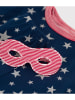 PETIT BATEAU 2-delige set: pyjama en oogmasker donkerblauw/rood