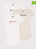 PETIT BATEAU 3-delige set: rompers wit/beige