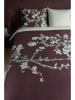Beddinghouse Satin-Bettwäsche-Set ''Blossom'' in Bordeaux