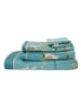 Beddinghouse Badhanddoek "Blossom" lichtblauw